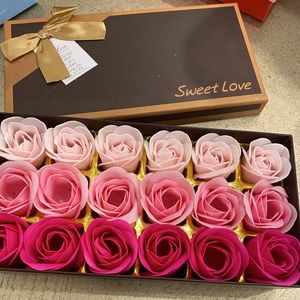 Pink box flowers
